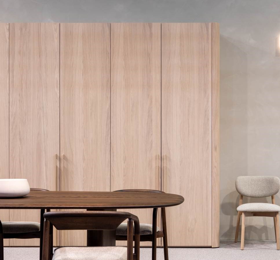 gesloten wandkast Verrek tafel walnut a