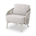 ARIBA lounge alu topo met stone weving incl QDF kussens ensis + cover