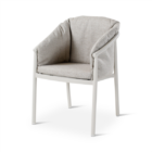 LIV armstoel alu sand incl kussens dune