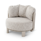 NIMBO lounge alu topo met stone weving incl QDF kussens ensis + cover