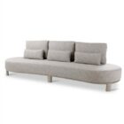 NIMBO 3-zit alu topo met stone weving incl QDF kussens ensis + cover