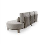 NIMBO 3-zit alu topo met stone weving incl QDF kussens ensis + cover