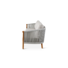 ROMEO 3-zit teak naturel incl kussens cloud + cover